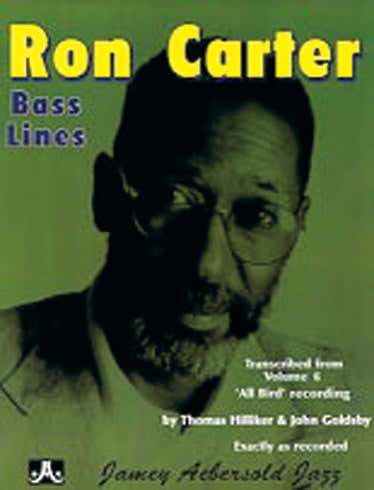 AEBERSOLD N006 - RON CARTER BASS LINES ?CHARLIE PARKER ALL BIRD?