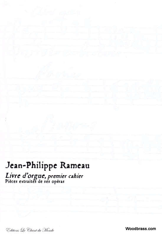 RAMEAU J.P. - LIVRE D'ORGUE PREMIER CAHIER