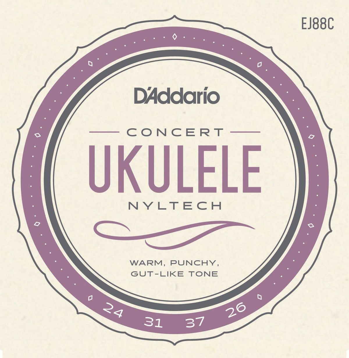 EJ88C Nyltech Ukulele Saiten Konzert