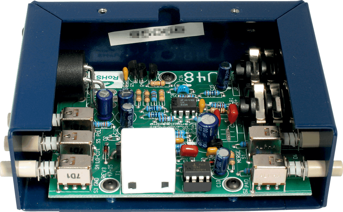 J48 CLASS A ACTIVE DI BOX 48V PHANTOM POWERED