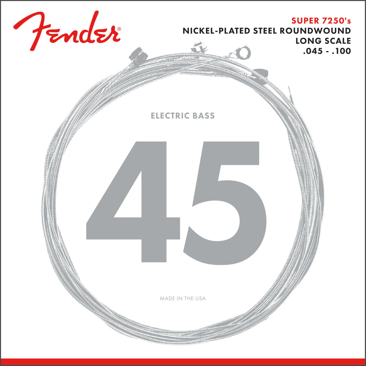 SUPER 7250ML Nickel-PLATED STEEL ROUNDWOUND LONG SCALE 45-100