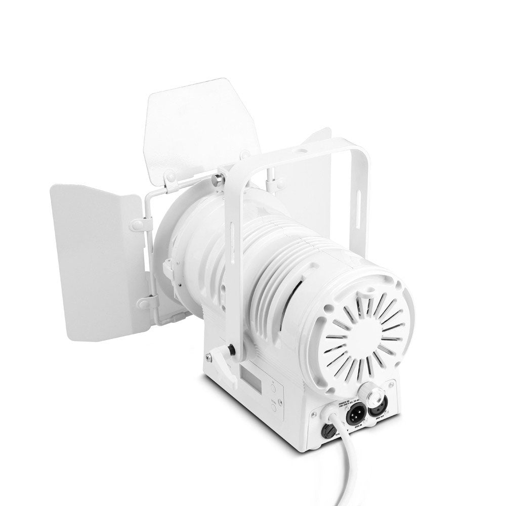 TS 40 WW WH - THEATER SPOTLIGHT MIT CONVEX CONVEX-OBJEKTIV UND 40 W WARM WEISSER LED WEISSES GEHUS