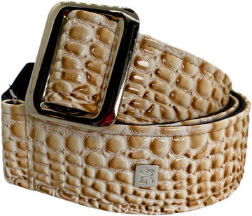 Aussie Gator Western-Creme