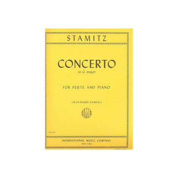 STAMITZ CARL - CONCERTO IN G MAJOR - FLUTE & PIANO