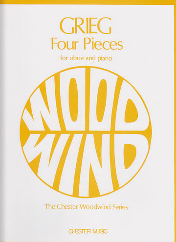 GRIEG E. - FOUR PIECES - HAUTBOIS ET PIANO