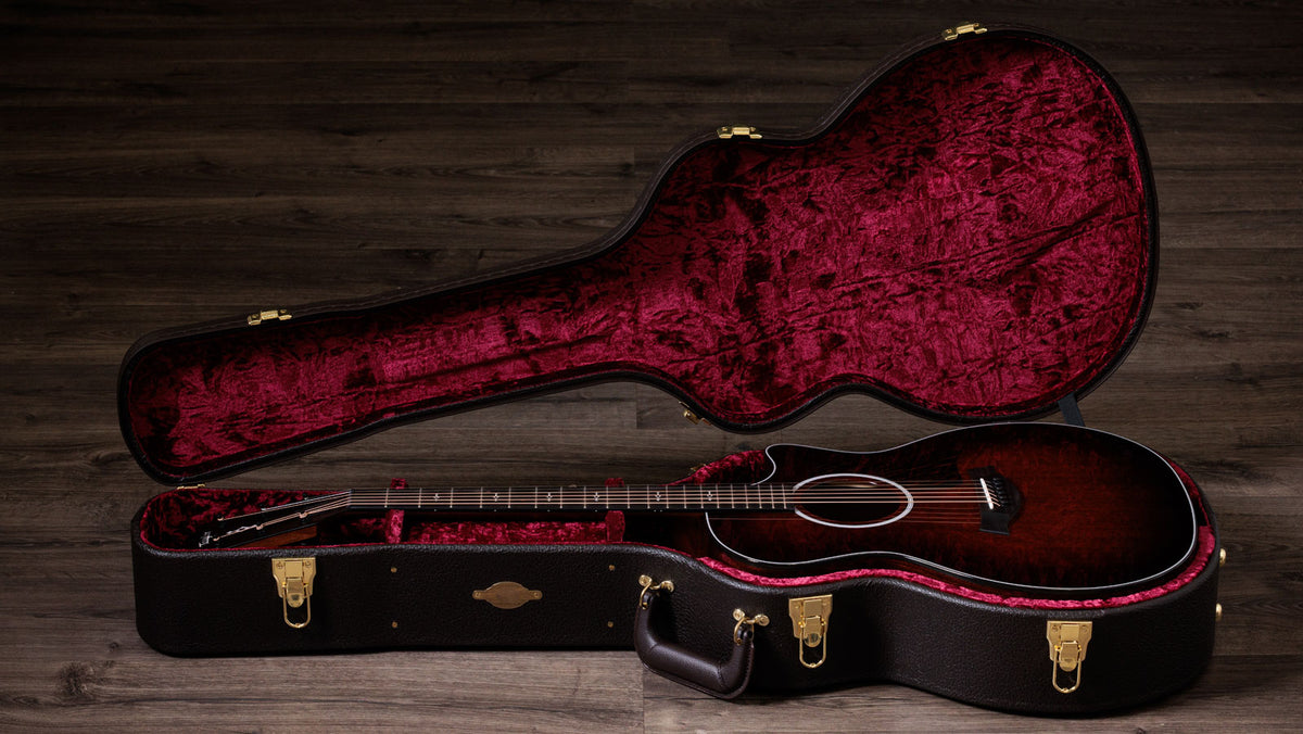 324ce Next Generation Tropische Mahagoni-Decke Shaded Edgeburst Grand Auditorium