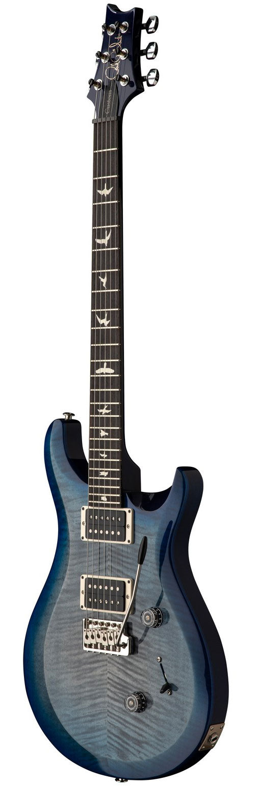 Custom 24 S2 Faded Gray Black Blue Burst