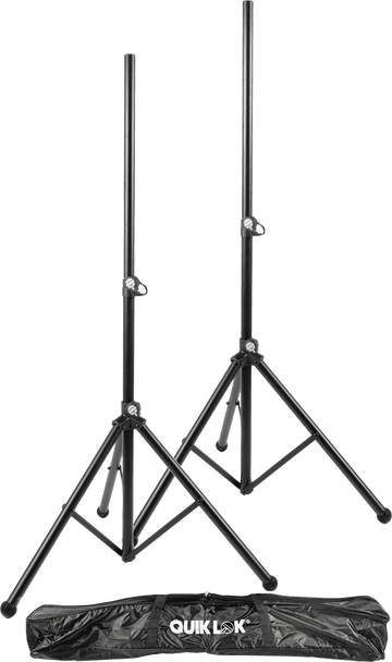PAIR OF SPEAKER STANDS + NYLON COVER