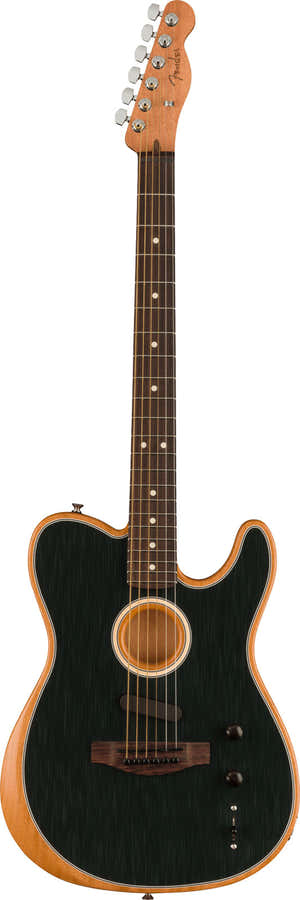 Telecaster Player Acoustasonic Rw Brushed Black - BLAGER