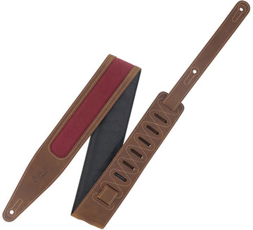 THE VOYAGE PRO - CRAZY HORSE LEATHER STRAP WITH WAX CANVAS WINDOW - BROWN-BURGUNDY