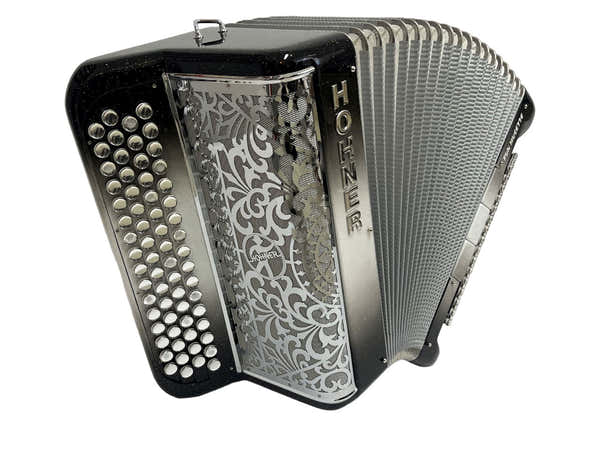 Hohner FUN MUSETTE 96B SCHWARZ SCHATTIERT (BS)