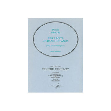 Proust Pascal - Les Recits De Sancho Panca - Hautbois et Piano