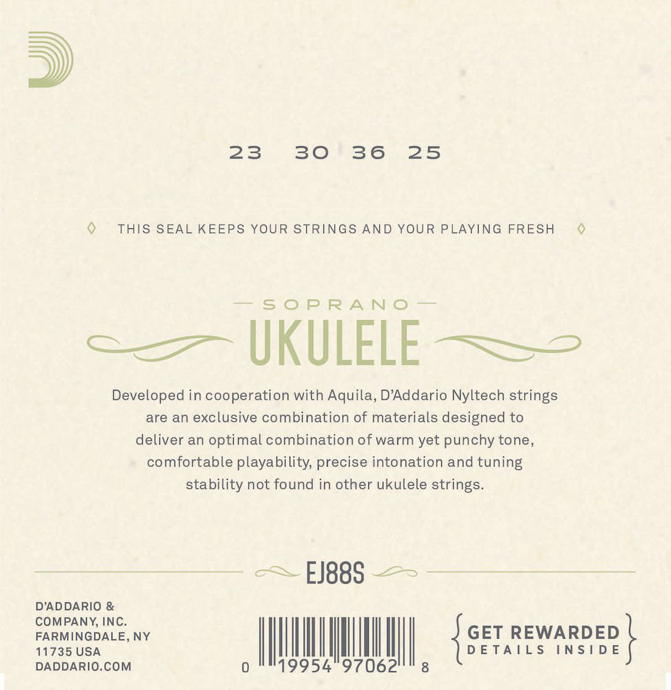 EJ88s Nyltech Sopran-Ukulele-Saiten