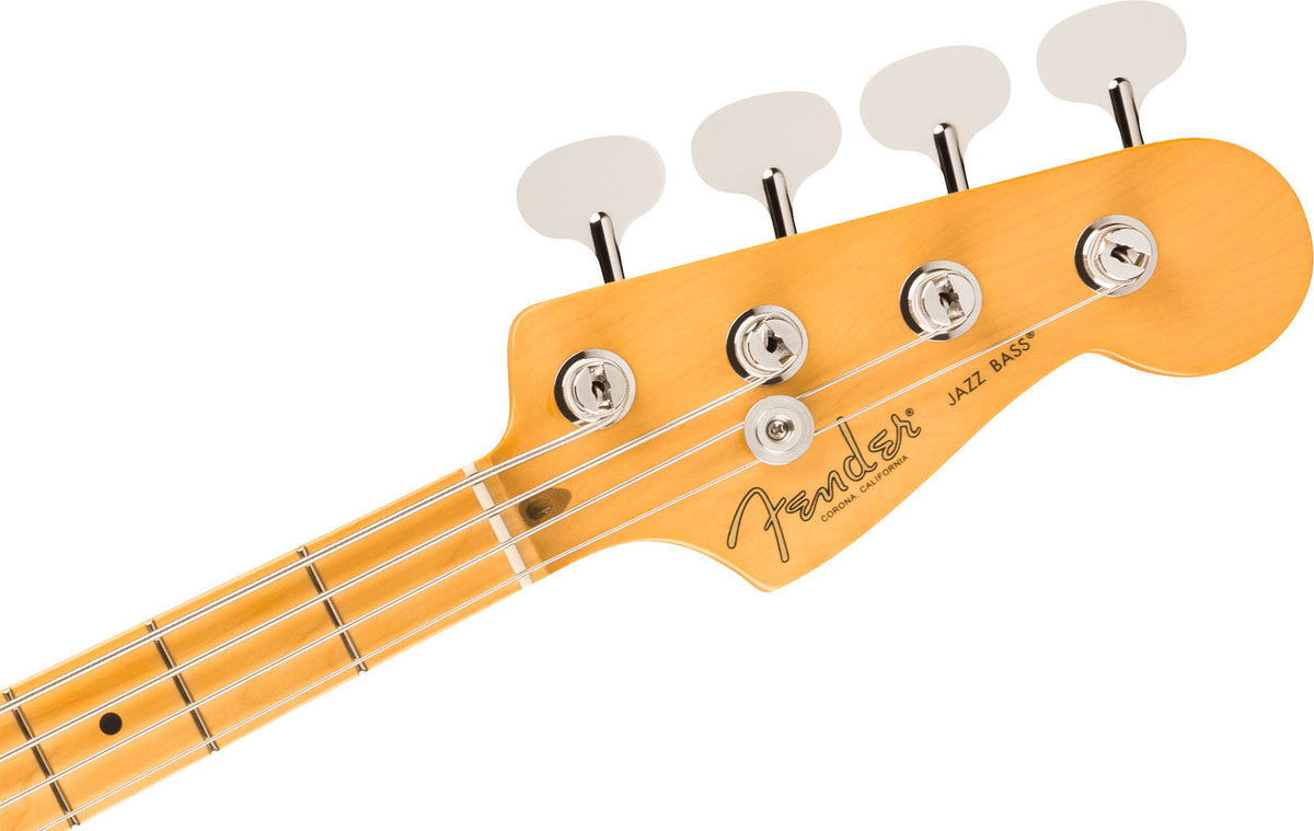 American Professional Classic Jazz Bass MN Verblasstes Dakota Red