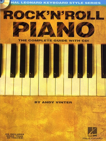 VINTER ANDY - ROCK'N'ROLL PIANO - THE COMPLETE GUIDE + CD - PIANO SOLO