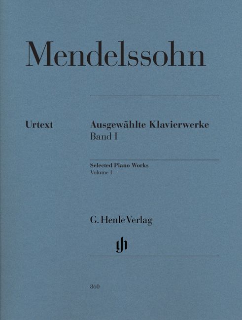 Mendelssohn B F. - Oeuvres Pour Piano Vol.1