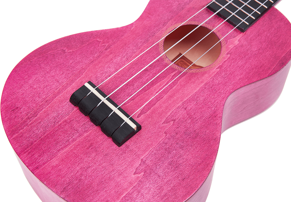 Ukulele Island Concert Cherry Red + Hülle