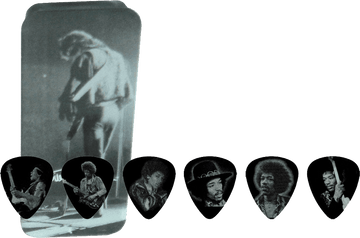 12 x Jimi Hendrix Silberporträt Mittel