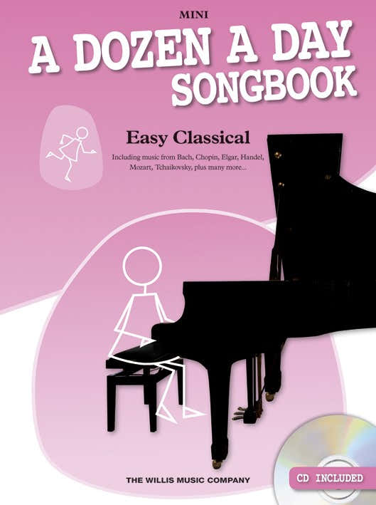 EDNA MAE BURNAM - A DOZEN A DAY Liederbuch - Leichte Klassik - MINI - Klavier solo