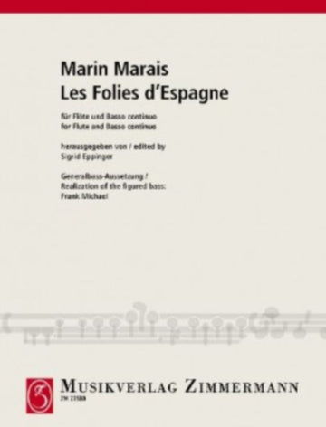 Marin Marais - Les Folies D'espagne - Flute & Basse Continue