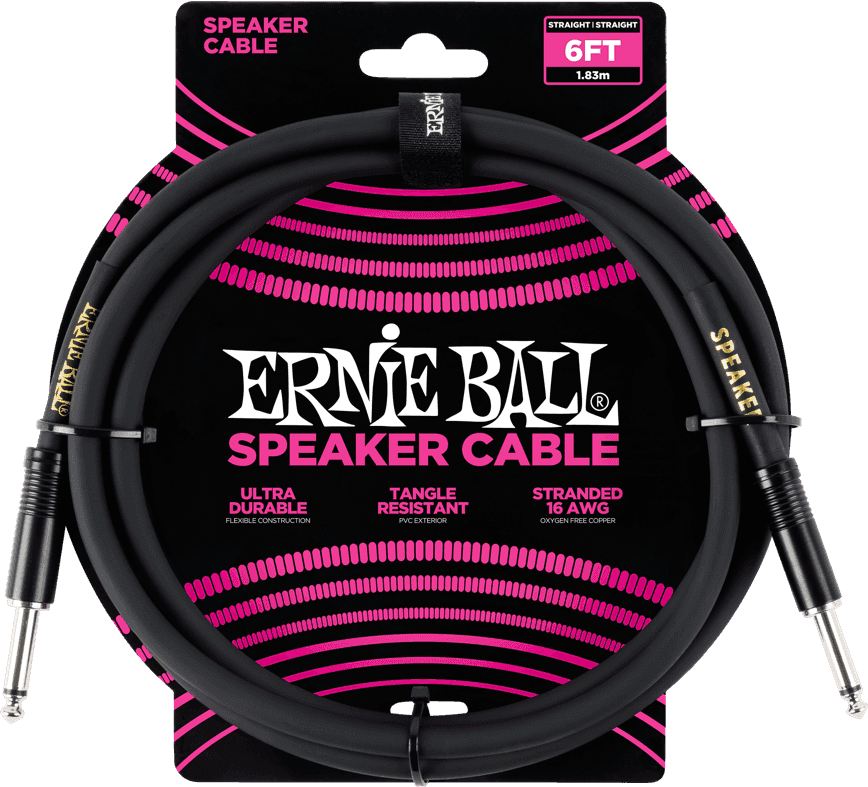 6' STRAIGHT / STRAIGHT SPEAKER CABLE