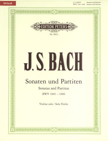 BACH JOHANN SEBASTIAN - THE 6 SOLO SONATAS AND PARTITAS BWV 1001-1006 - VIOLIN