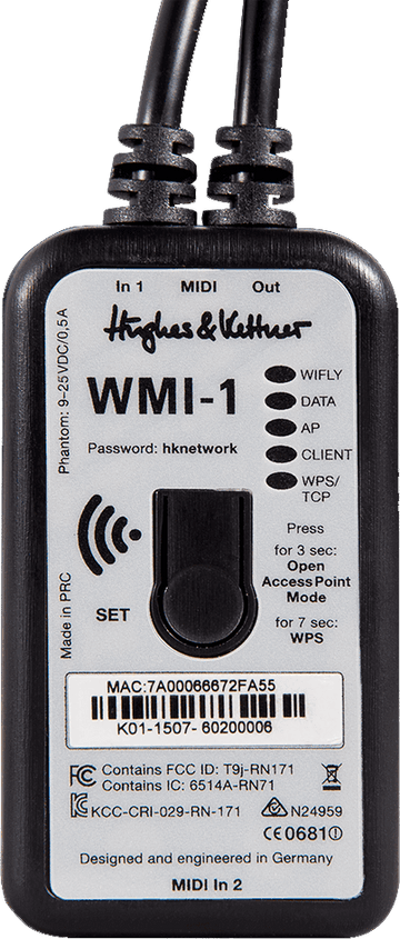 WMI-1 MIDI kabellos für GM36H