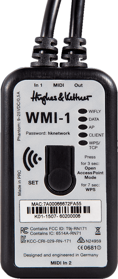 WMI-1 MIDI kabellos für GM36H