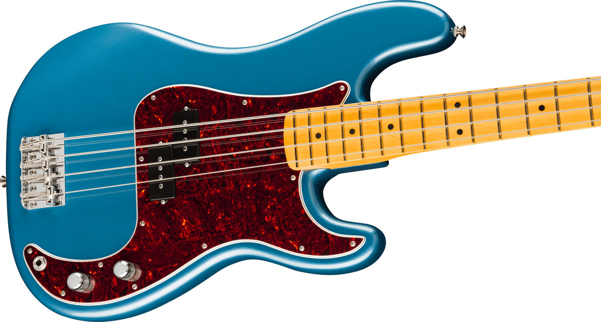 American Professional Classic Precision Bass MN Verblasstes Lake Placid Blue