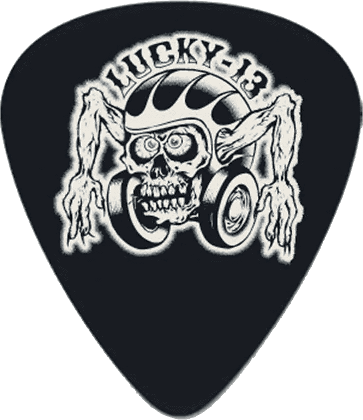 36 x 1,00mm Lucky 13 Series III Schwarz #16 Helmetskull