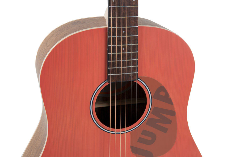 Akustikgitarre Jump Slope Shoulder Dreadnought Peach