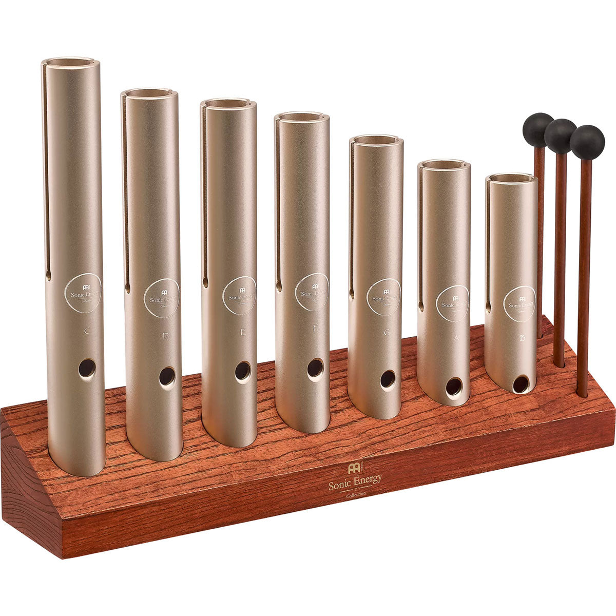 WWTSETCHA - Wah-Wah-Röhre 7-teilig 432 Hz Champagnergold