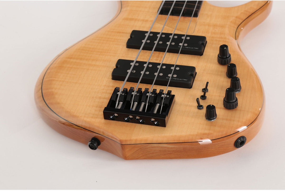 M7 Swamp Ash-4 Fl Nt Rn Fretless Naturel