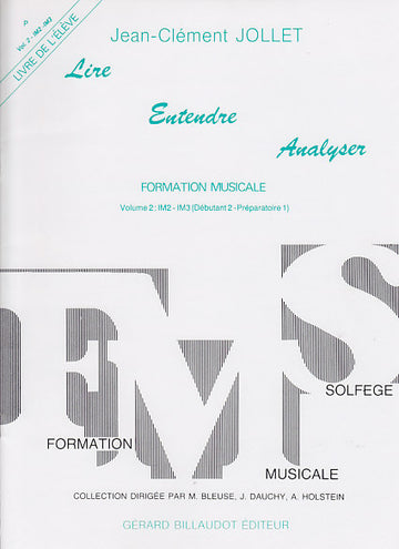 Jollet JEAN-clement - Lire Entendre Analyser Vol.2 (eleve)