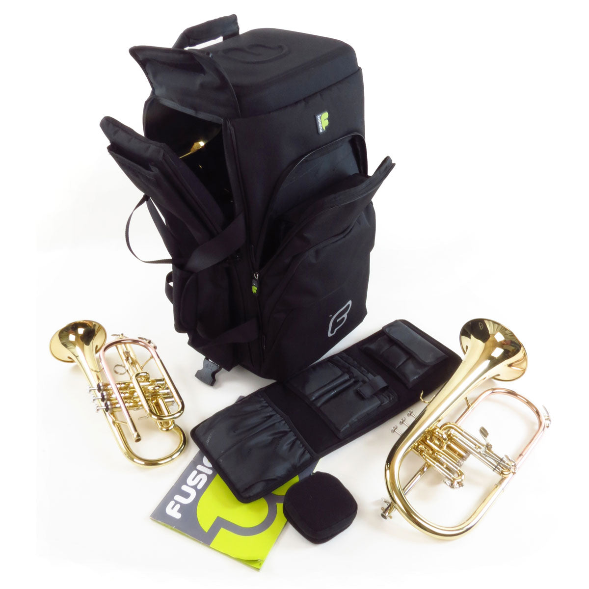 Premium Black Triple Trumpet Case