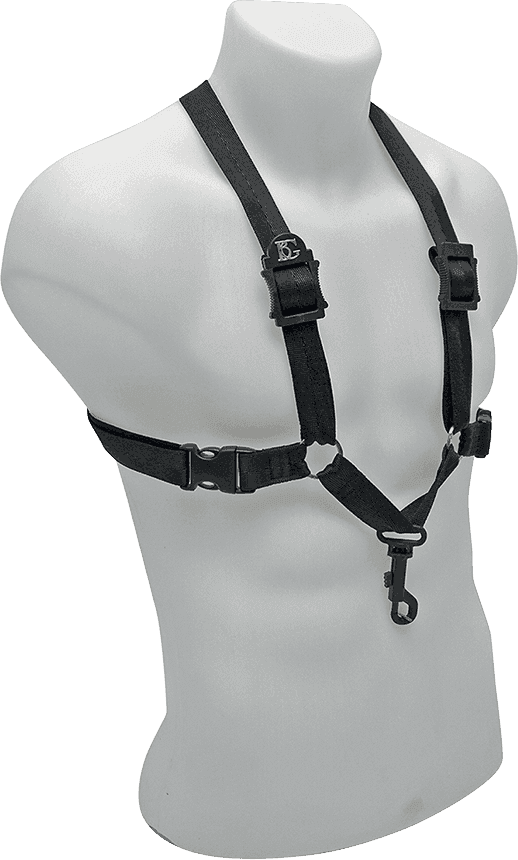 S43SH - ALTO / TENOR SAXOPHON MEN XL SIZE HARNESS (SNAP HOOK)