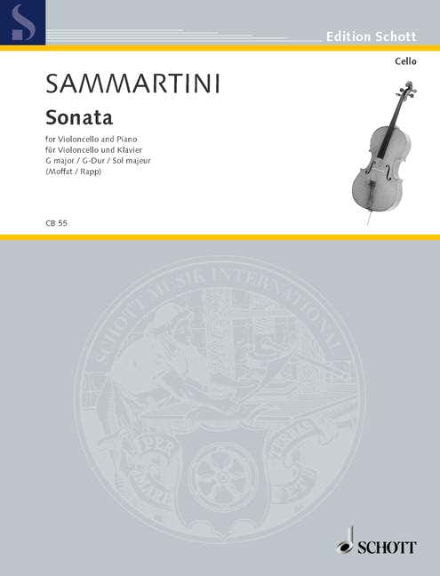 Sammartini G.B. - Sonata G Major - Cello And Piano