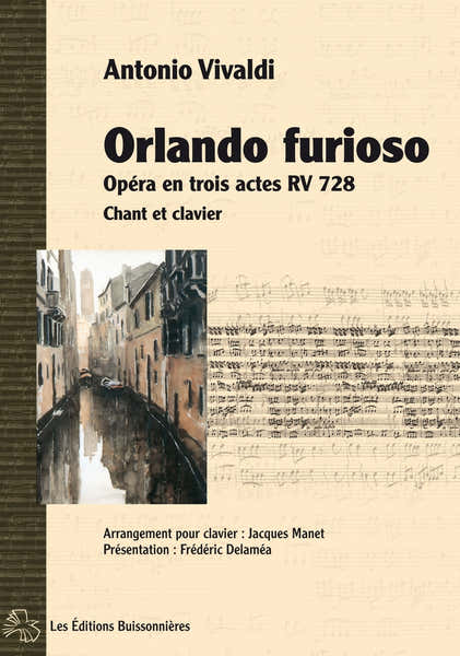 Vivaldi A. - Orlando Furioso - Chant-piano
