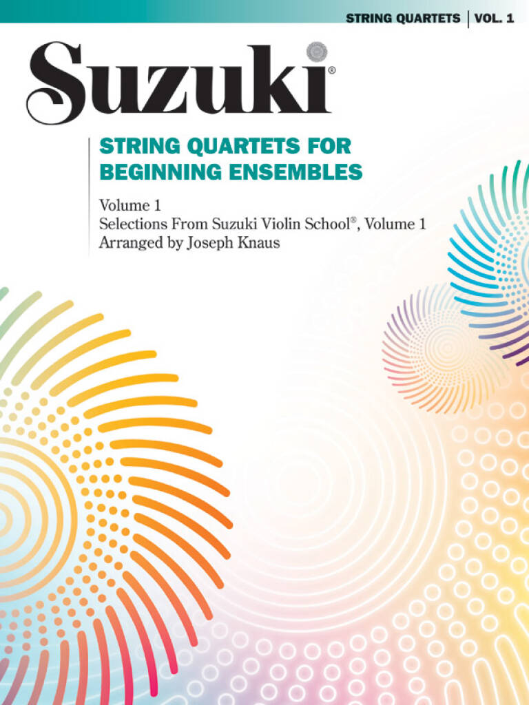 Alfred Publishing SUZUKI / KNAUS JOSEPH - STRING QUARTET FOR BEGINNING ENSEMBLES VOL.1