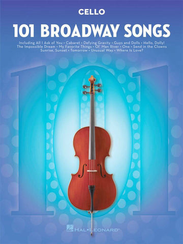 101 Broadway-Songs für Cello