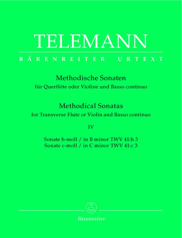 TELEMANN G.P. - 12 METHODISCHE SONATEN VOL.4 - FLÖTE ODER VIOLINE BASSO CONTINUO