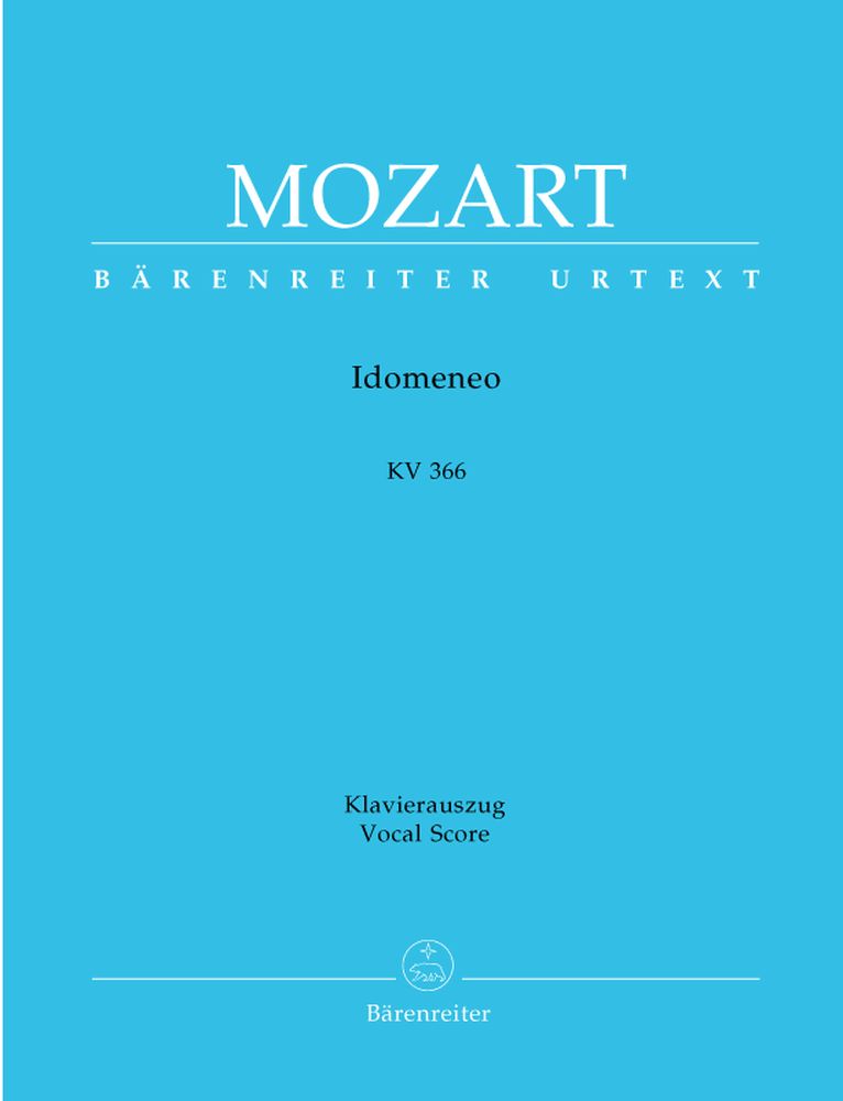 Mozart W.a. - Idomeneo KV 366 - Vocal Score