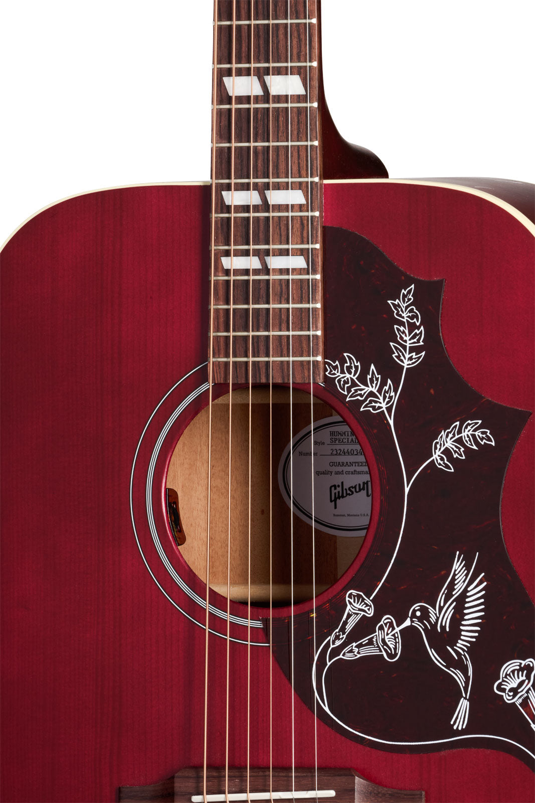 Hummingbird Spezial Satin Weinrot Modern