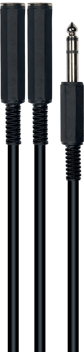 2 Mono-Buchsen auf 1 Stereo-Stecker