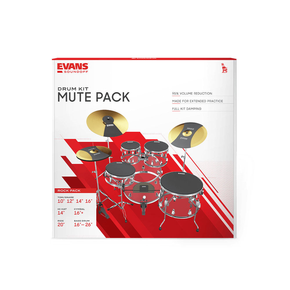 SOSETROCK - Sound Off Box Set Stage Rock 10 12 16 - 16 to 26 Bass Drum + Beckens