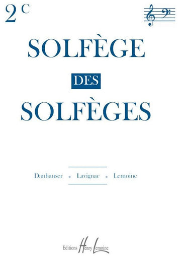 LAVIGNAC ALBERT - SOLFEGE DES SOLFEGES VOL.2C AVEC ACCOMPAGNEMENT