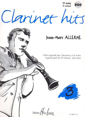 ALLERME JEAN-MARC - CLARINET HITS VOL.3 + CD - CLARINETTE PIANO