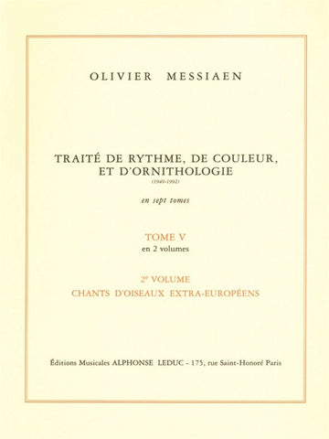 Traité de Rythme de Couleur et d'Ornithologie