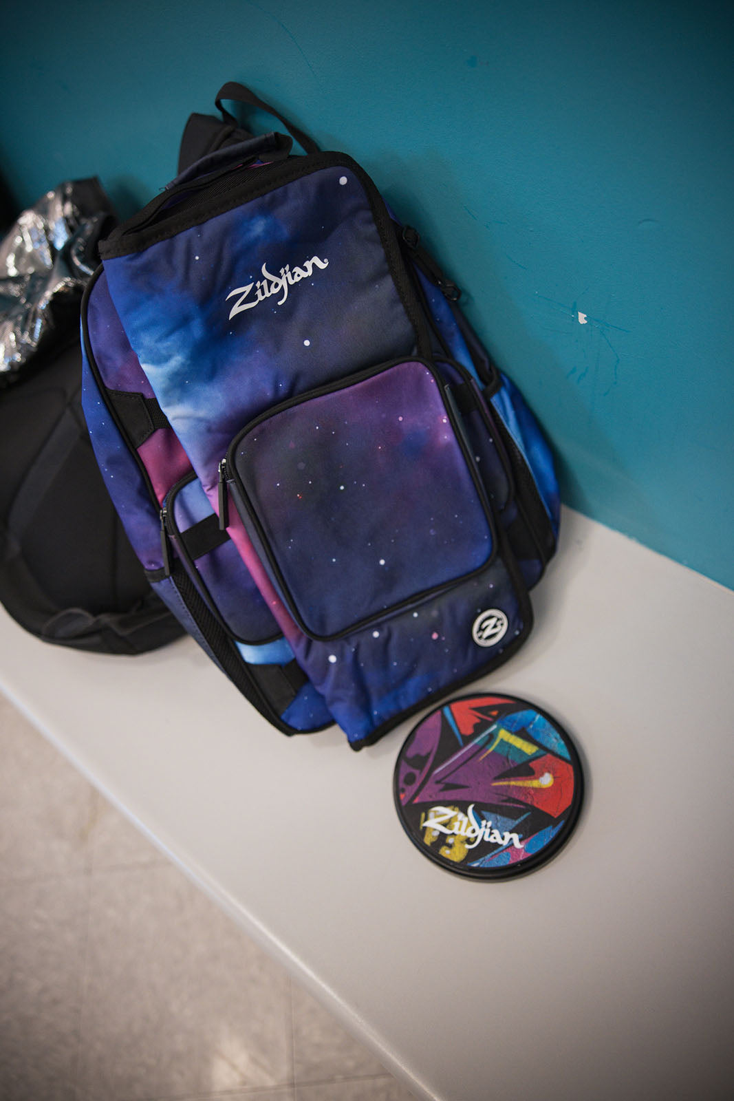 Studentenrucksack Purple Galaxy