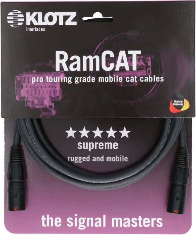 RAMCAT5 Kabel 3 M Schwarz Etn - Etn